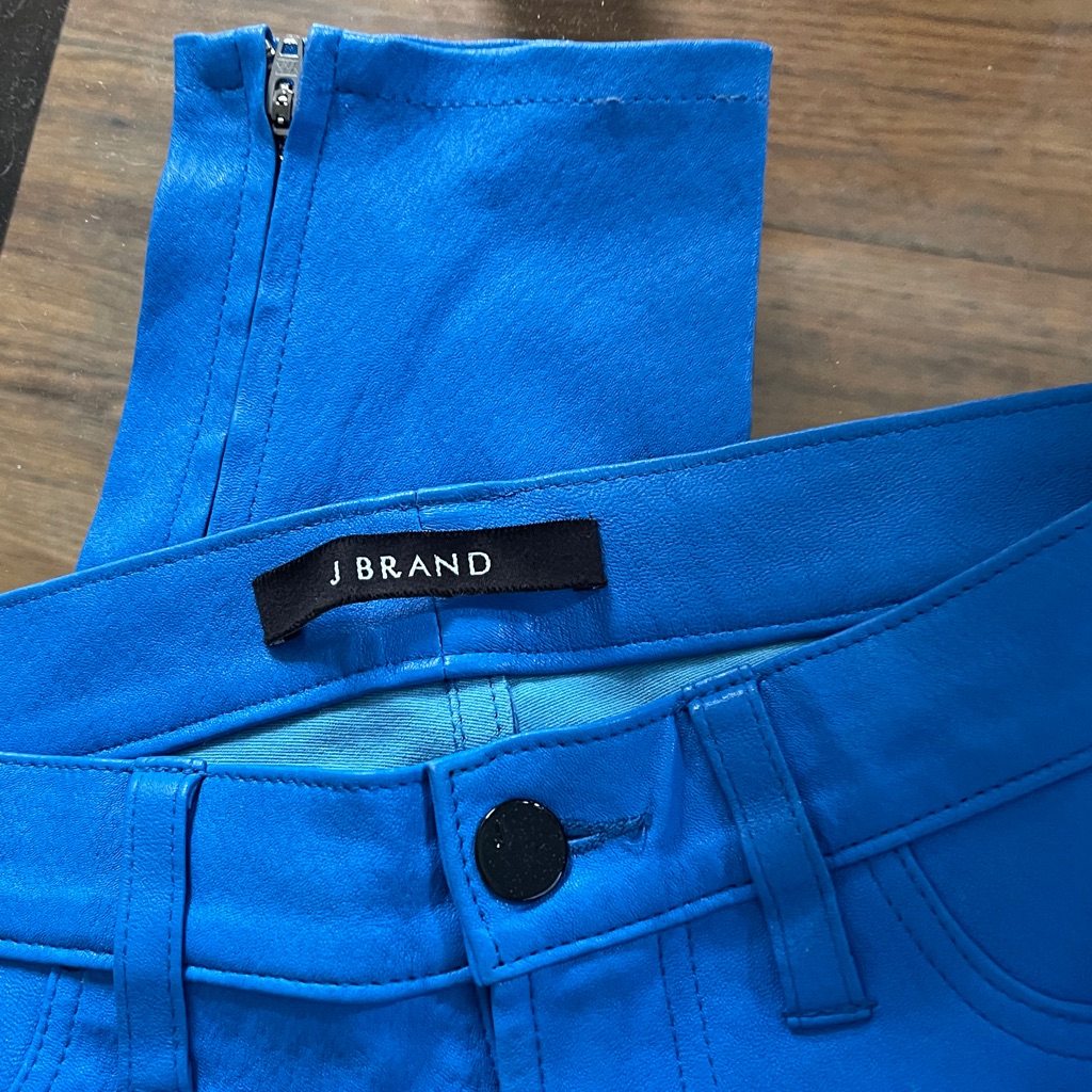 J Brand Leather Pants